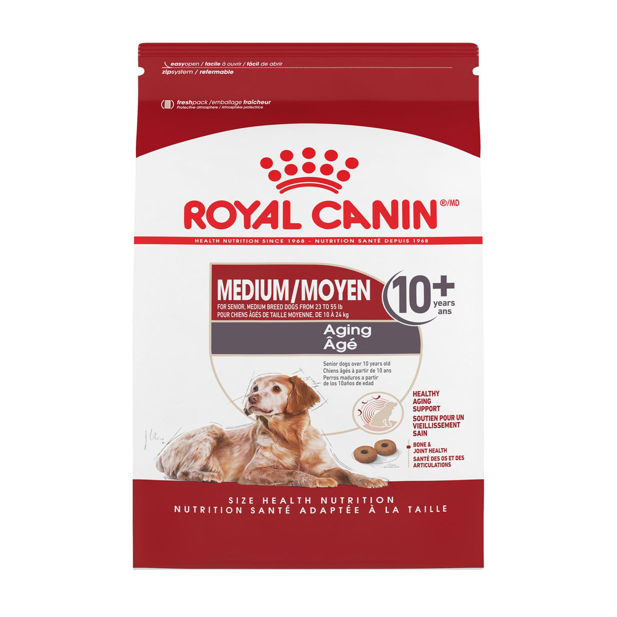 Royal Canin Medium Aging 10+ Senior Dry Dog Food 30 lb bag