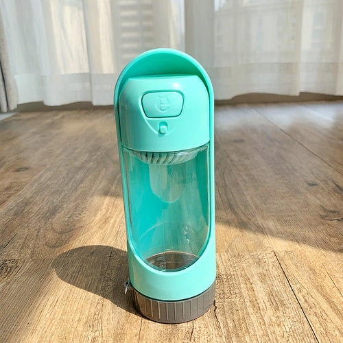 Portable Pet Water Bottle for Outdoor Use (Teddy)