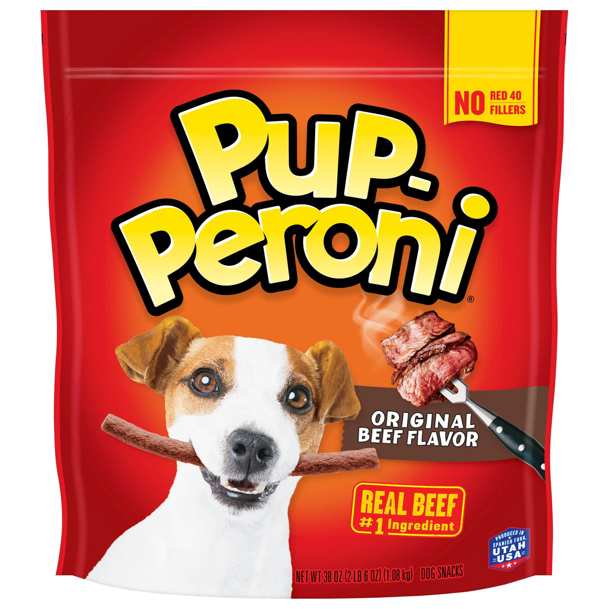 Pup-Peroni 7910083052 Original Beef Flavor Dog Snacks 38 oz
