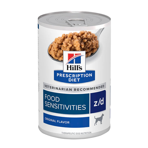 Hills Prescription Diet z/d Skin/Food Sensitivities Wet Dog Food Veterinary Diet 13 oz. Cans 12-Pack