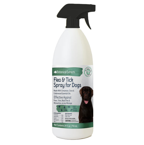 Miracle Care Pet & Home Flea & Tick Spray for Dogs 24 Ounces