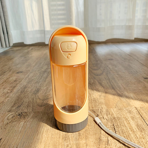 Portable Pet Water Bottle for Outdoor Use (Teddy)