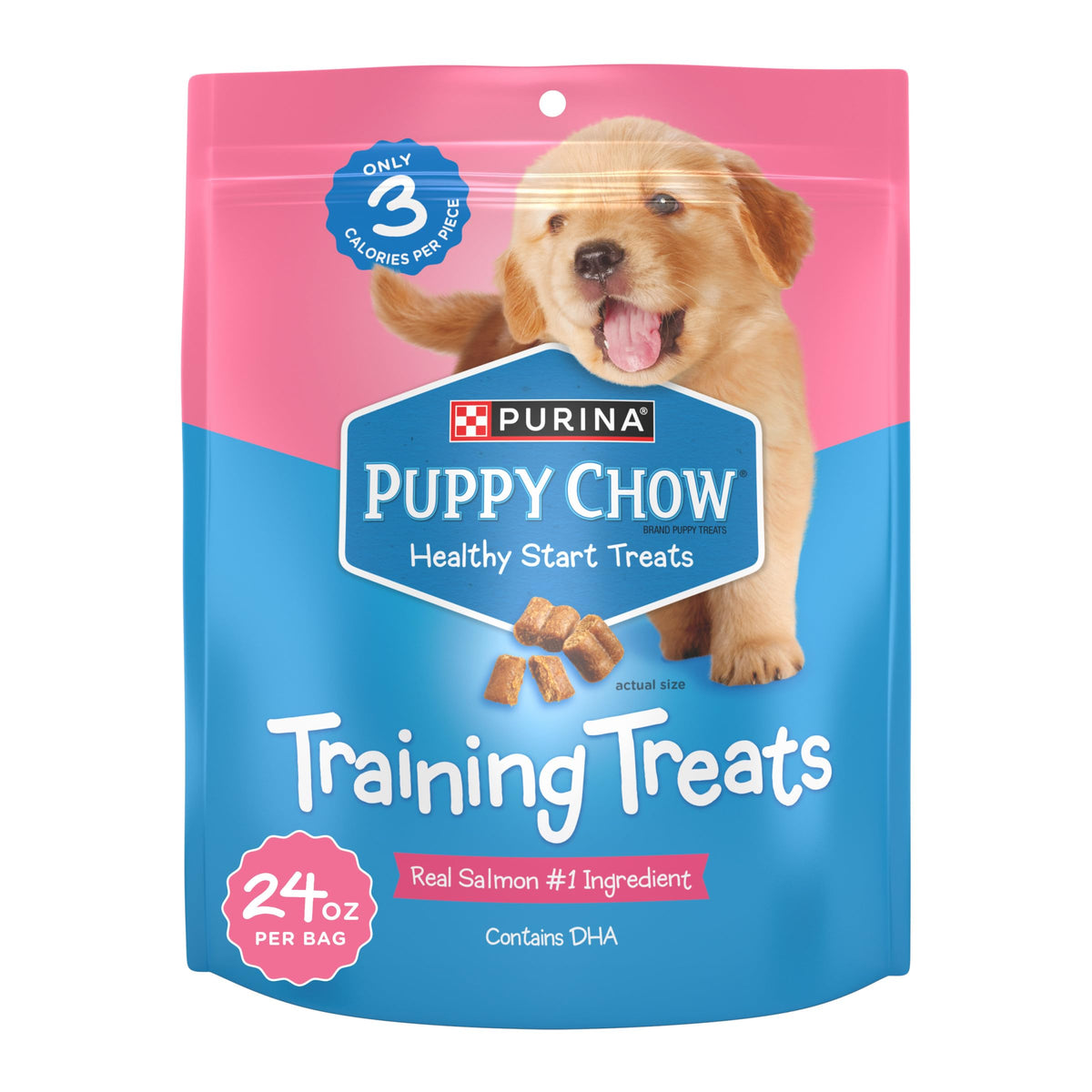 Purina Puppy Chow Training Treats Healthy Start Salmon Treats - 24 oz. Pouch