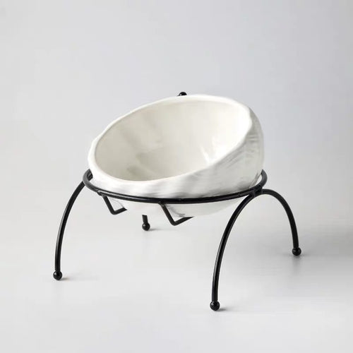 Pet Supplies Elevated Cat and Dog Bowls with Slant Design