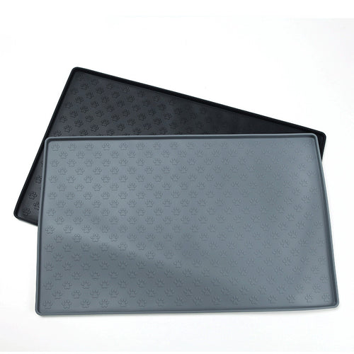 Silicone Pet Paw Pattern Mat for Dogs and Cats