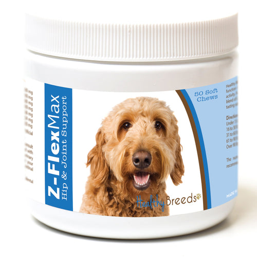 Healthy Breeds Goldendoodle Z-Flex Max Hip and Joint Soft Chews 50 Count