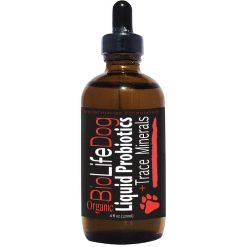LiviaOne BioLifePet Liquid Probiotics for Dogs Organic Dog Probiotic Supplements Puppy and Dog Pet Probiotics 4 Fl Oz (Pack of 1)