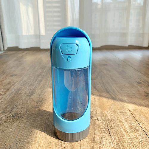 Portable Pet Water Bottle for Outdoor Use (Teddy)
