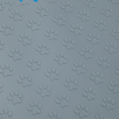 Silicone Pet Paw Pattern Mat for Dogs and Cats