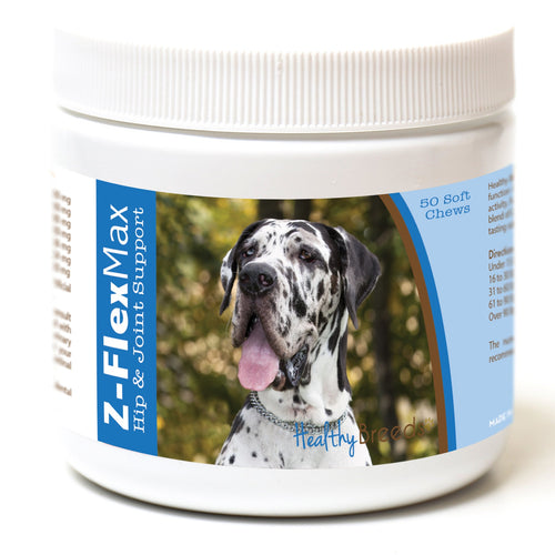 Healthy Breeds Great Dane Z-Flex Max Hip and Joint Soft Chews 50 Count