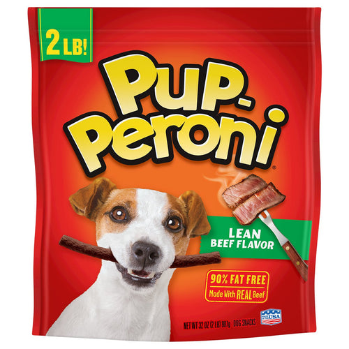 Pup-Peroni Lean Beef Flavor Dog Treats 32 Ounce
