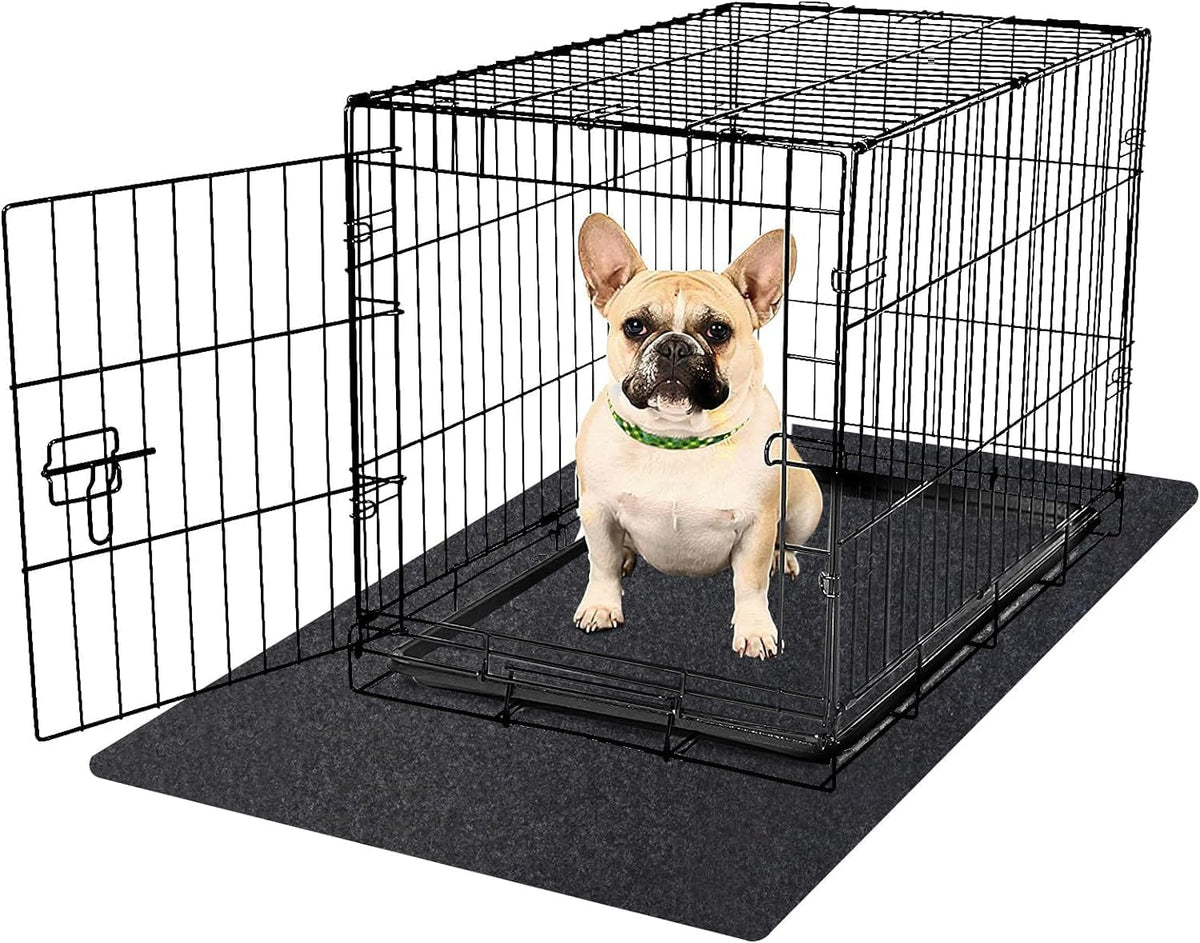 Dog Playpen Mat Pads Puppy Pads for Dogs Training Housebreaking Incontinence Kennel Reusable Absorbent Waterproof Non-Slip Washable(18" x 24")